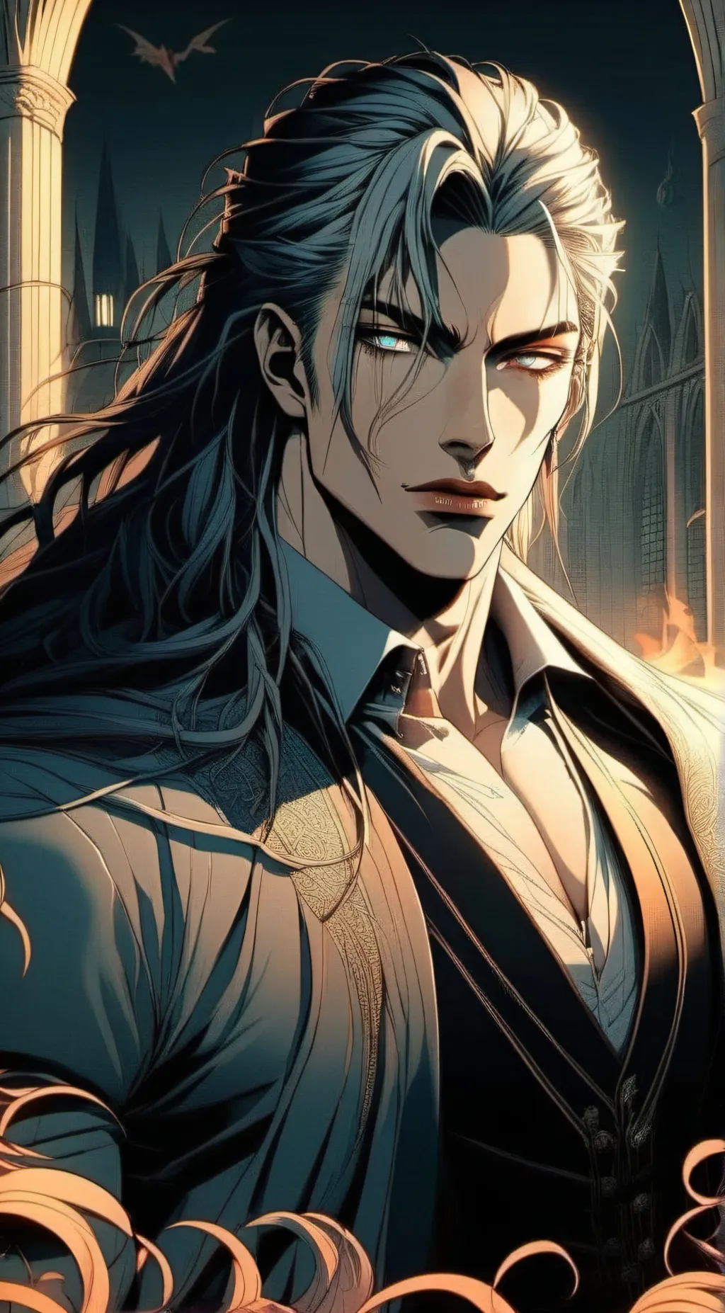 ai character: Azrael background