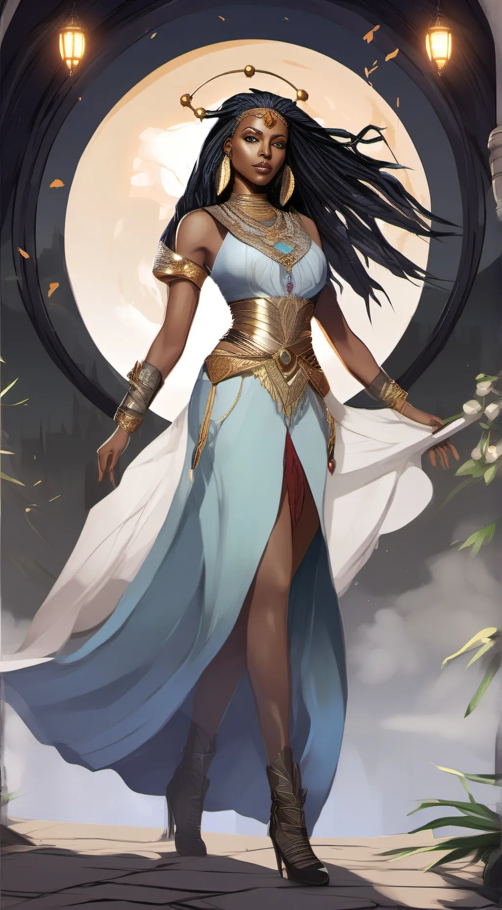 ai character: Selene background