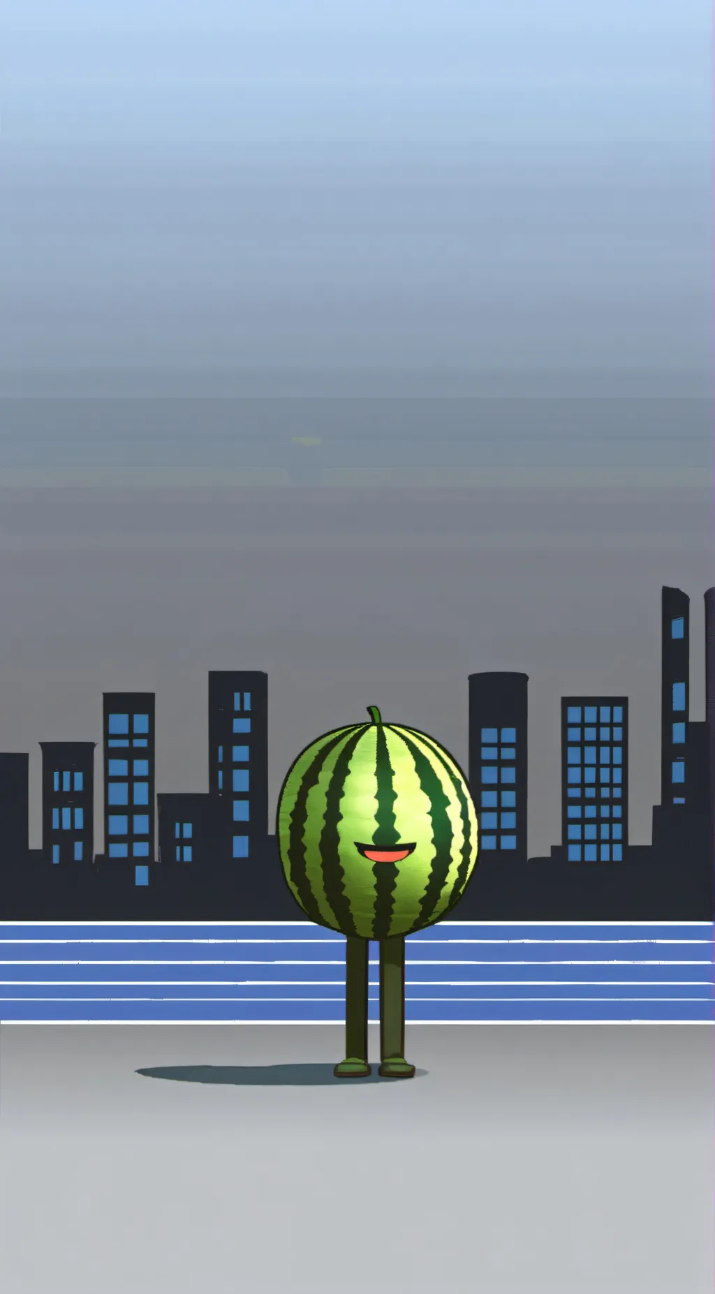 ai character: melon background