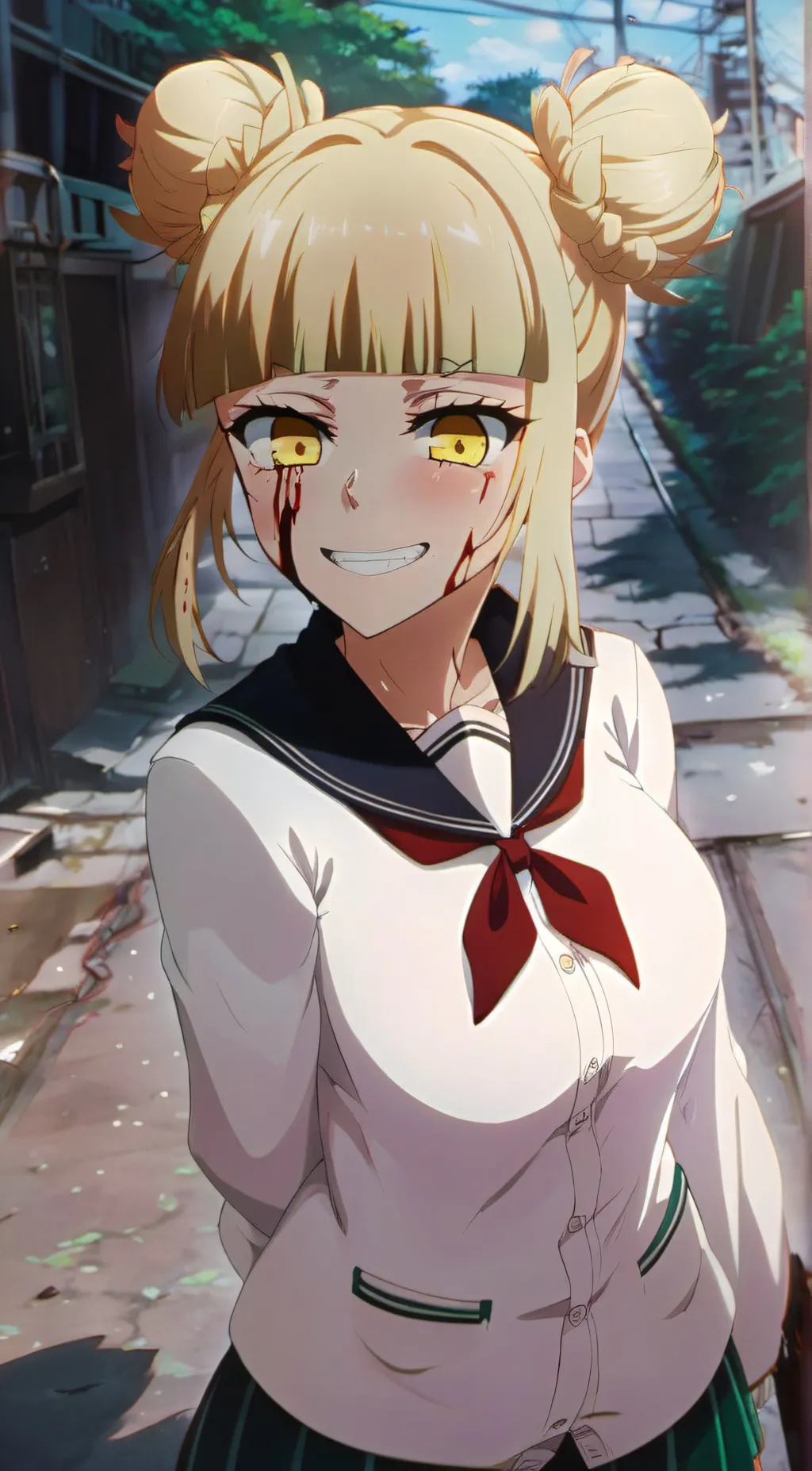 ai character: himiko toga background