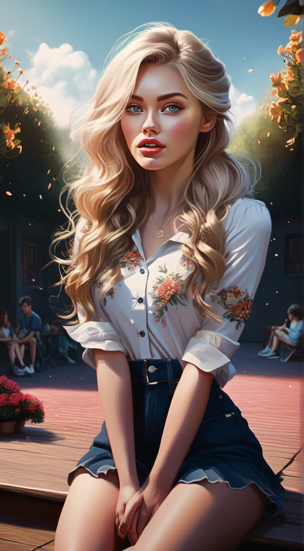 ai character: Addie background