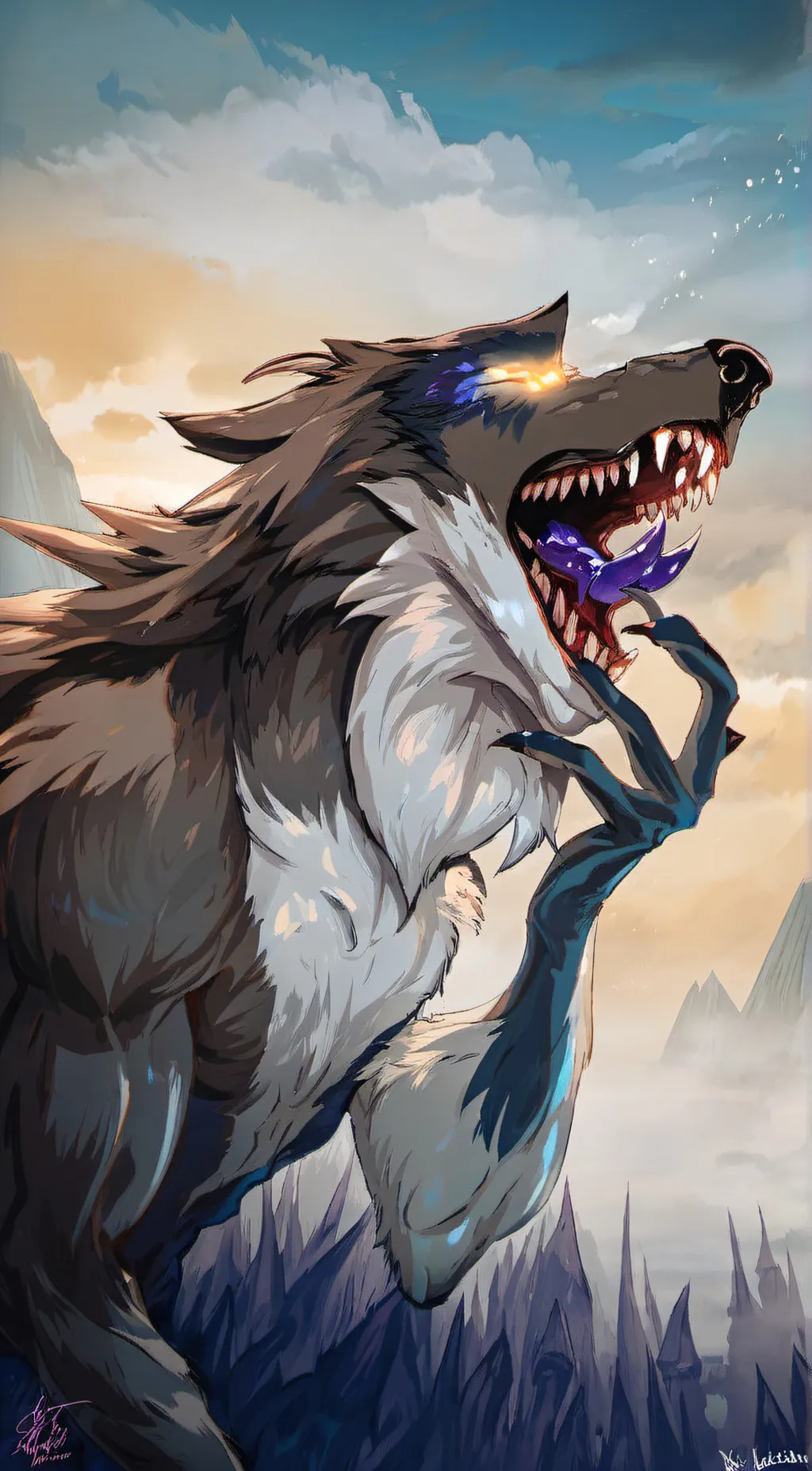 Talkie AI - Chat with  apocalypse wolf