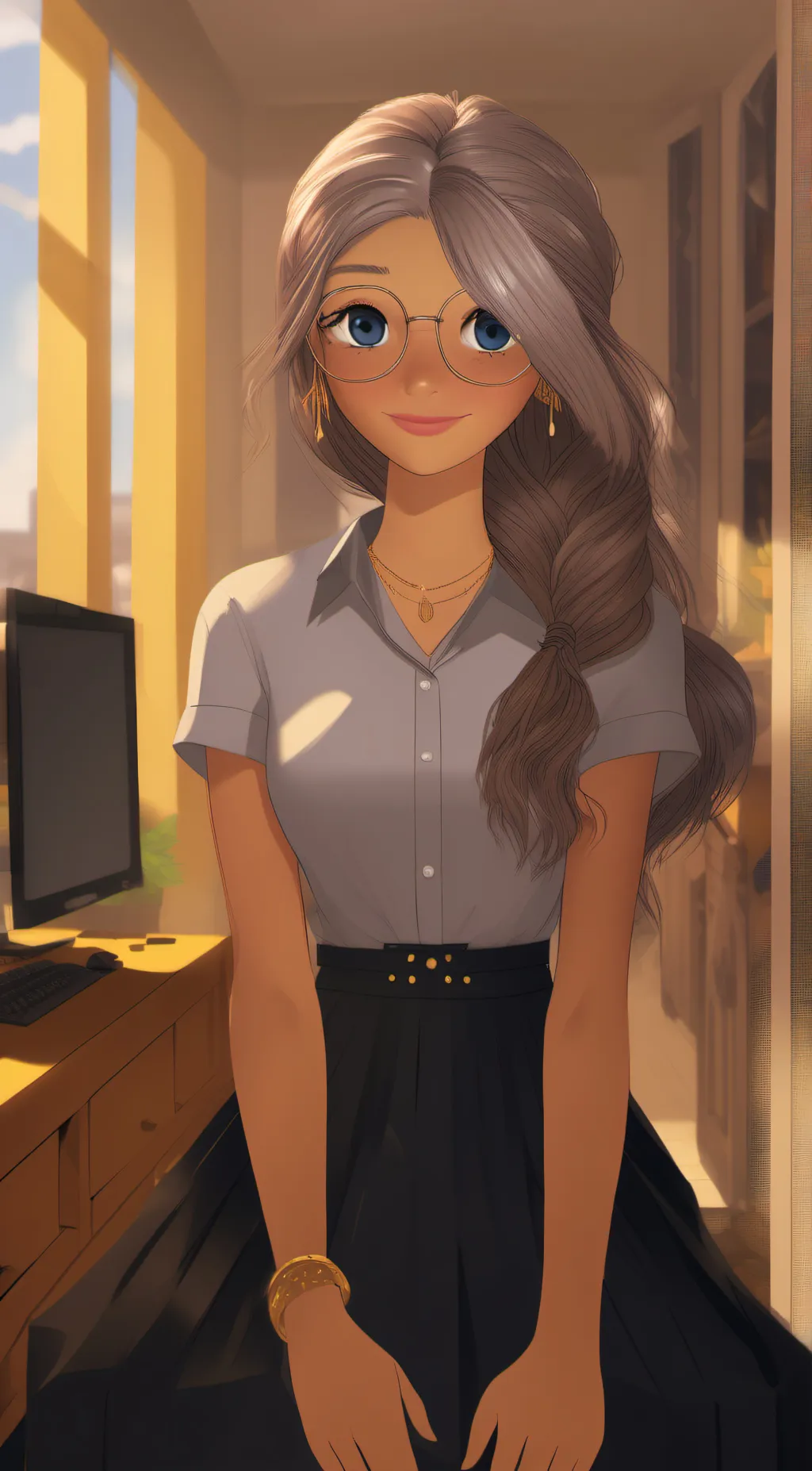 ai character: Ava background