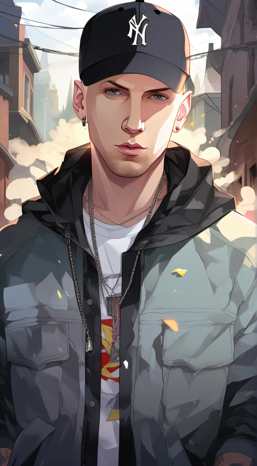 ai character: Eminem/Slim Shady🎤 background