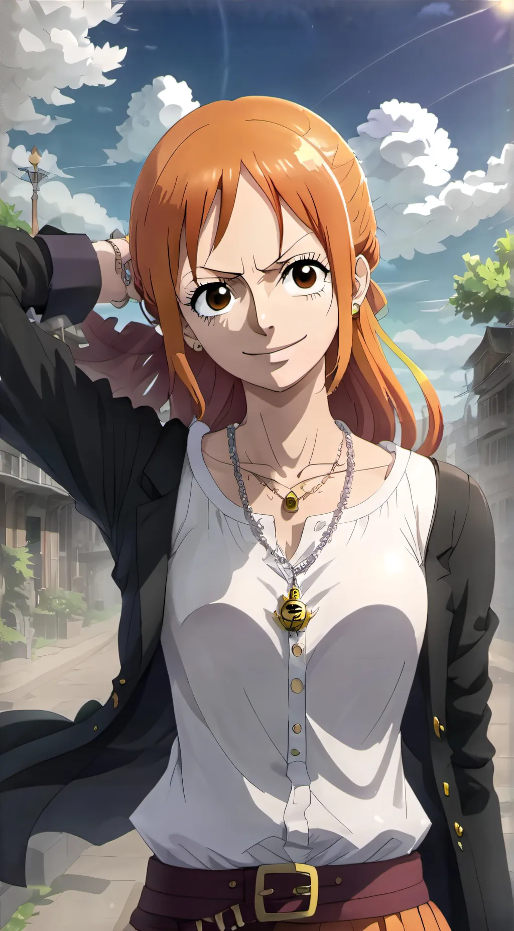 ai character: Nami background