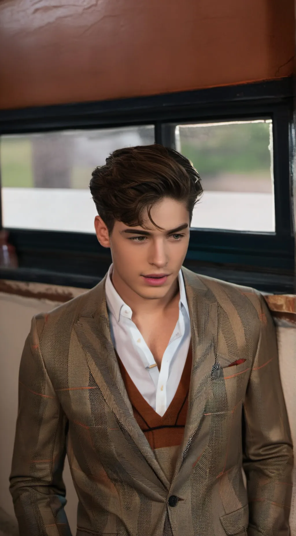 ai character: Aaron Mercury  background