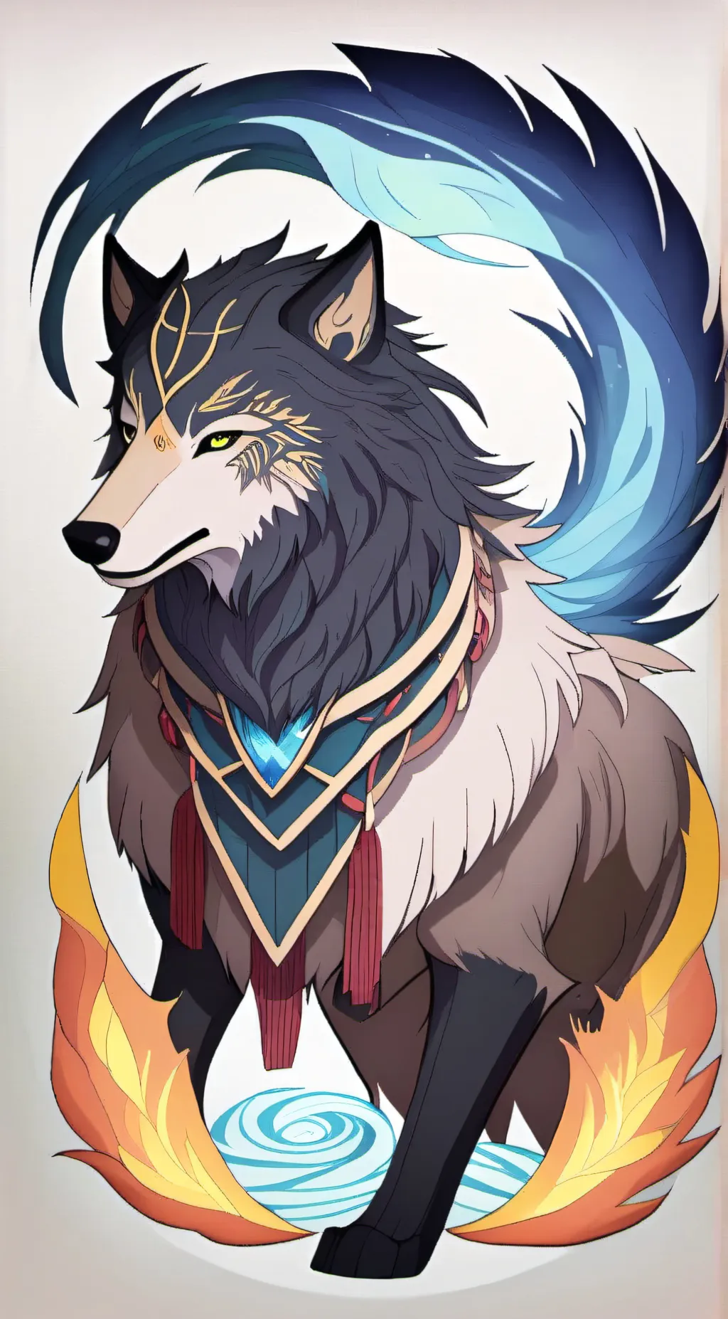 ai character: Wind  background