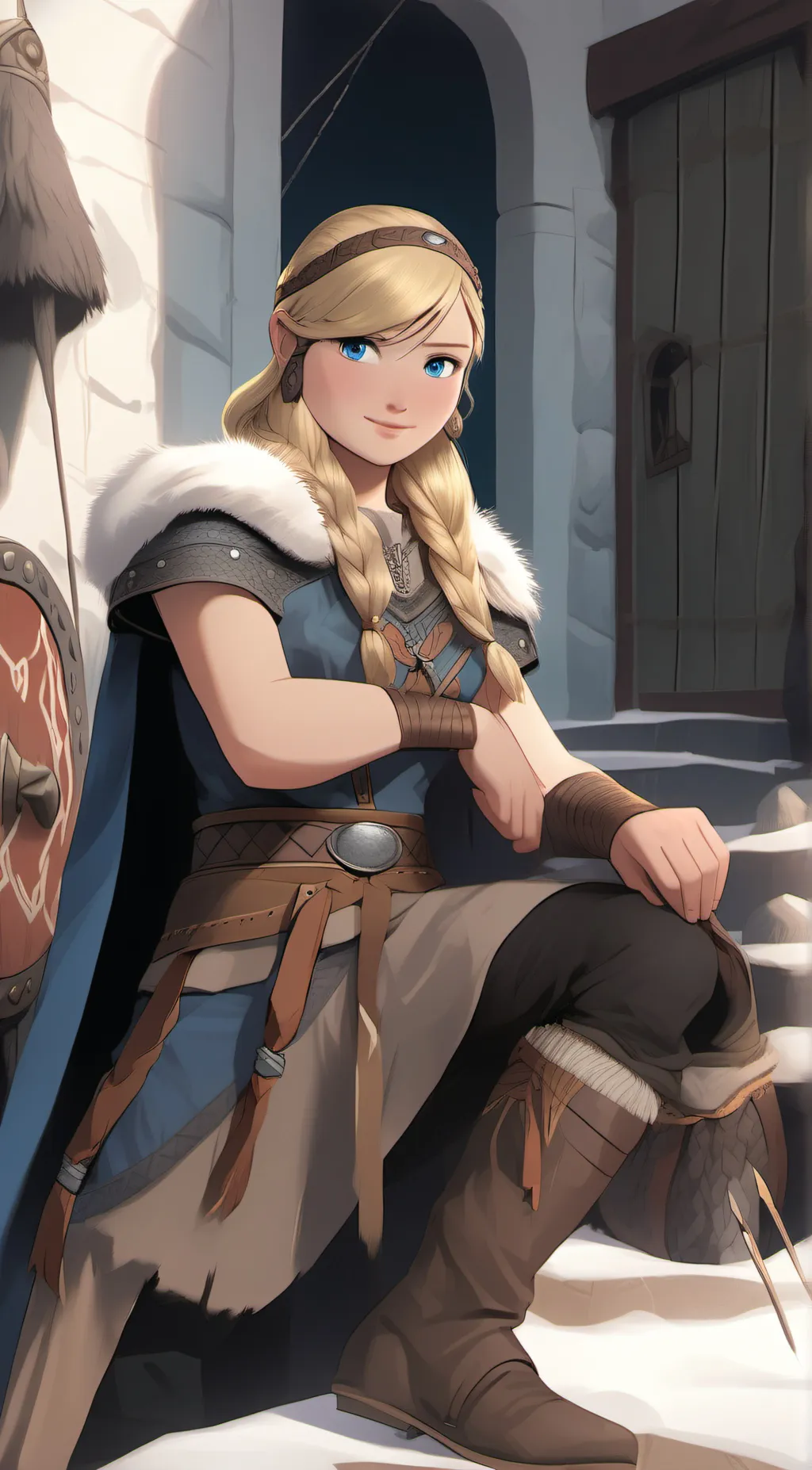 ai character: Astrid  background