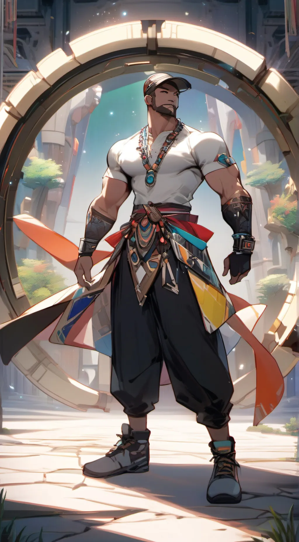 ai character: upgraded Titan dri background