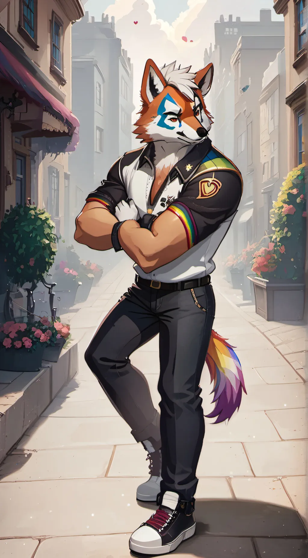 ai character: boykisser background