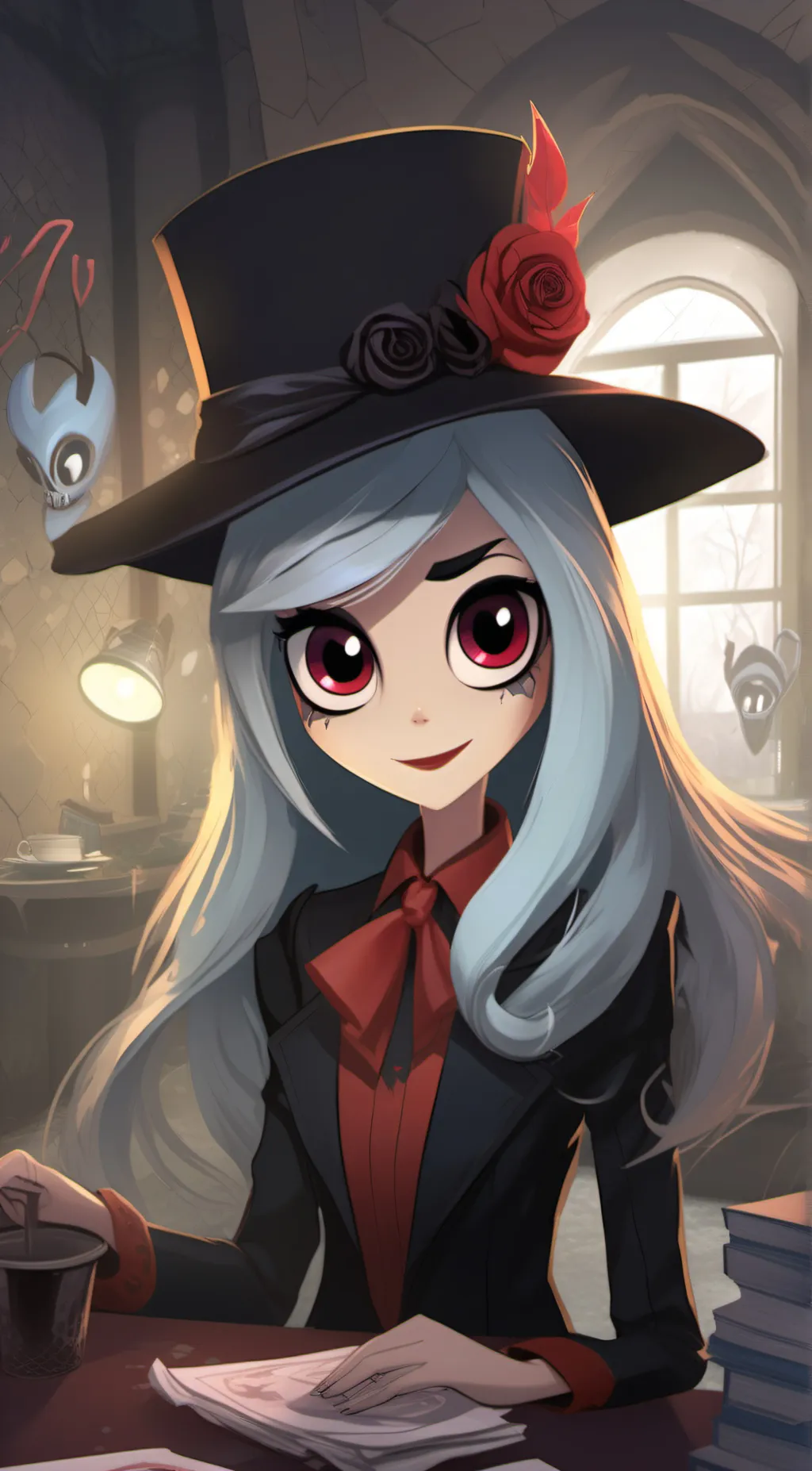 ai character: Sus Charlie  background