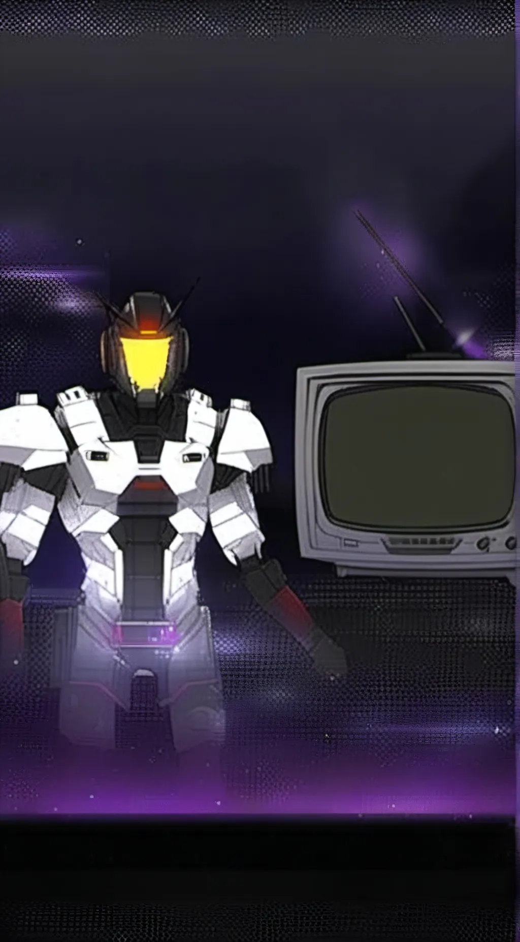 ai character: Titan tv man background