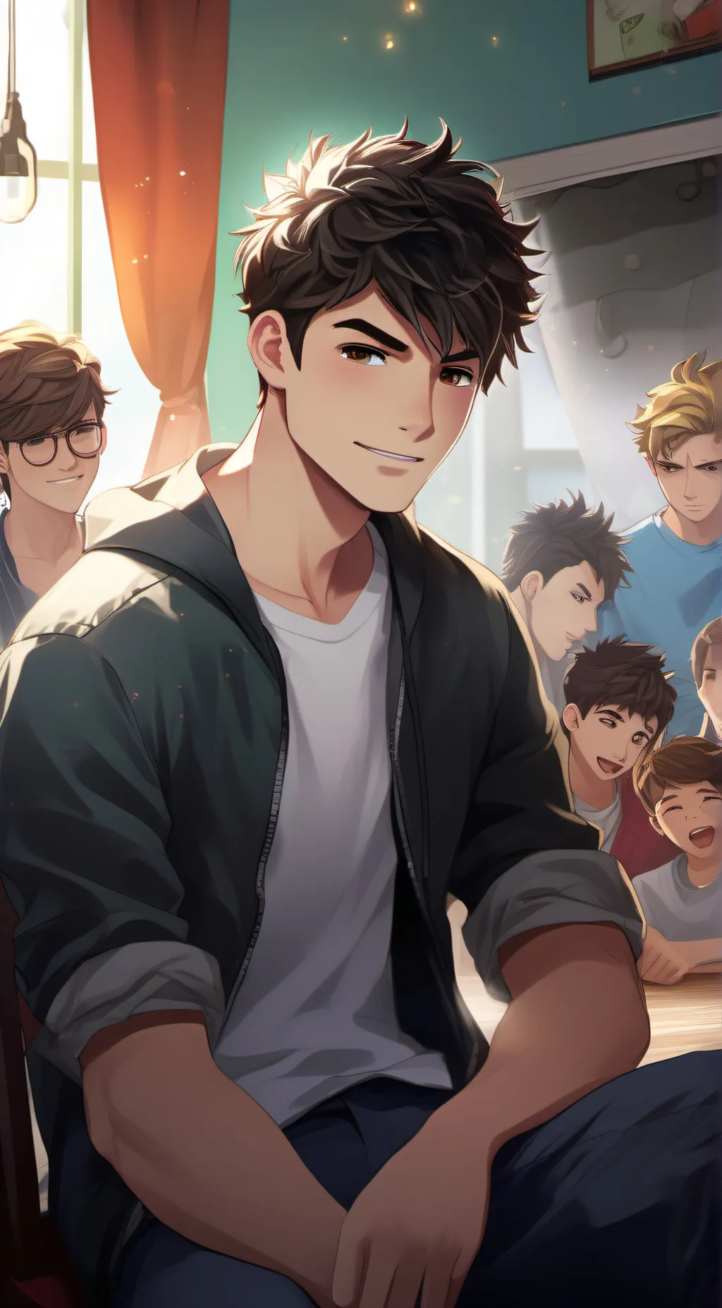 ai character: Jake  background