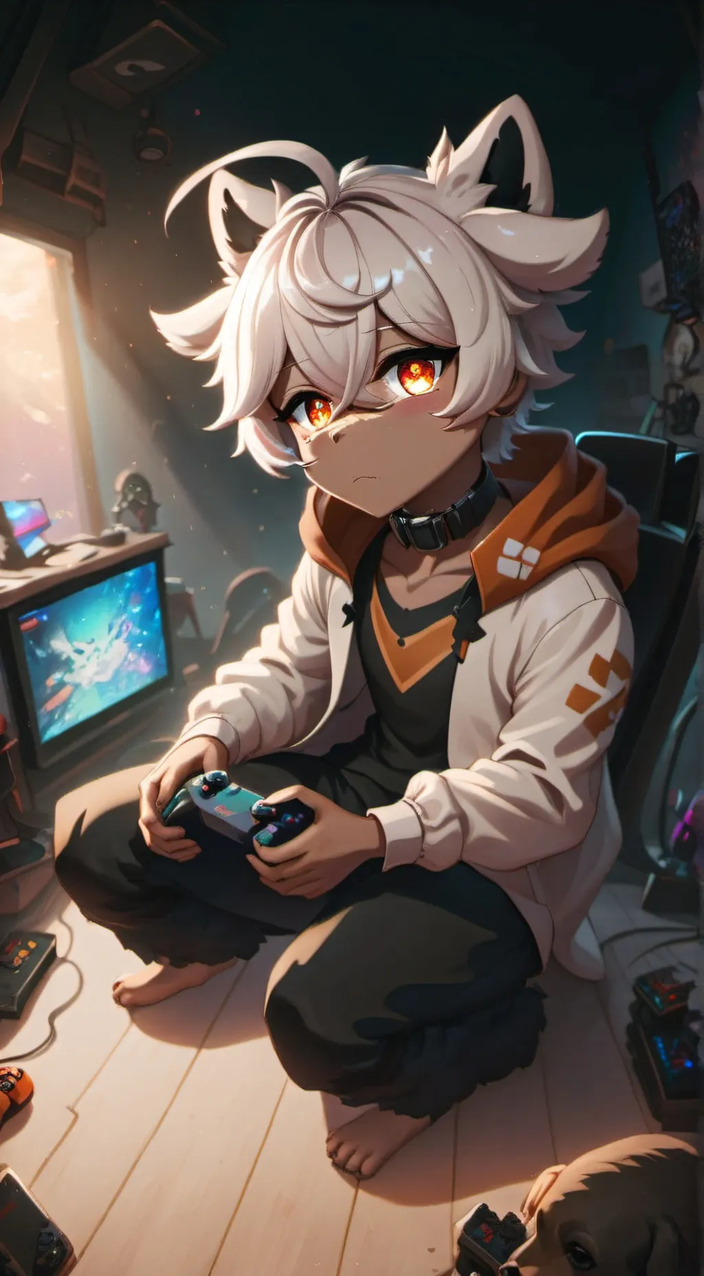 ai character: Milo  background