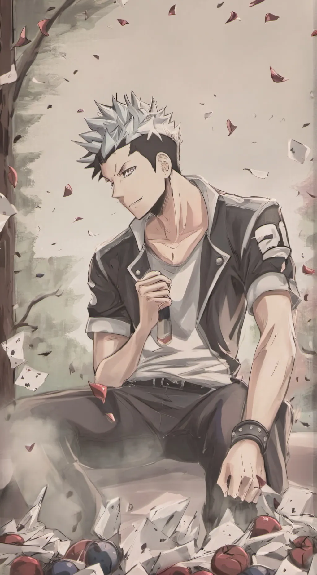 ai character: Bokuto kotaro background