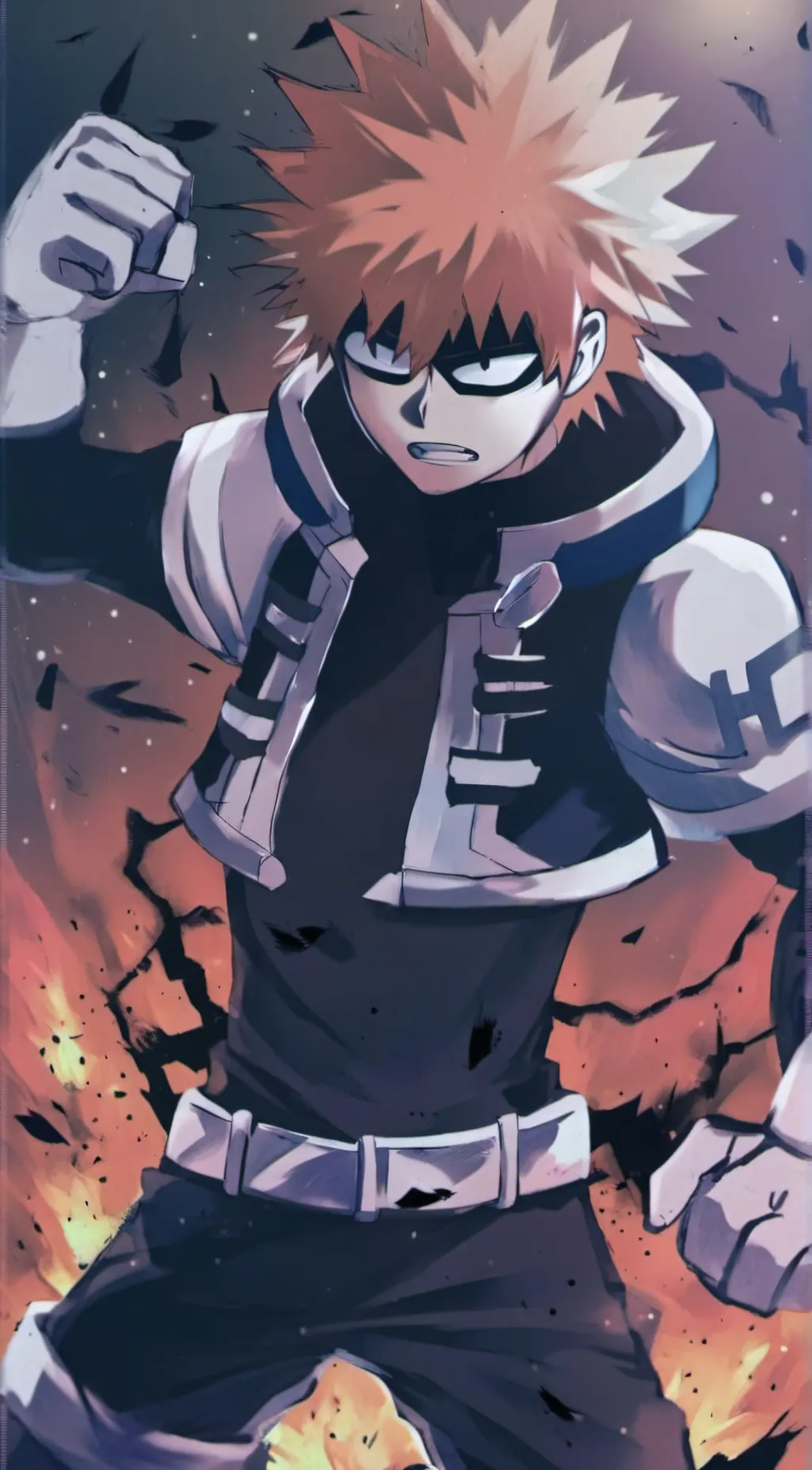 ai character: Bakugo Katsuki  background