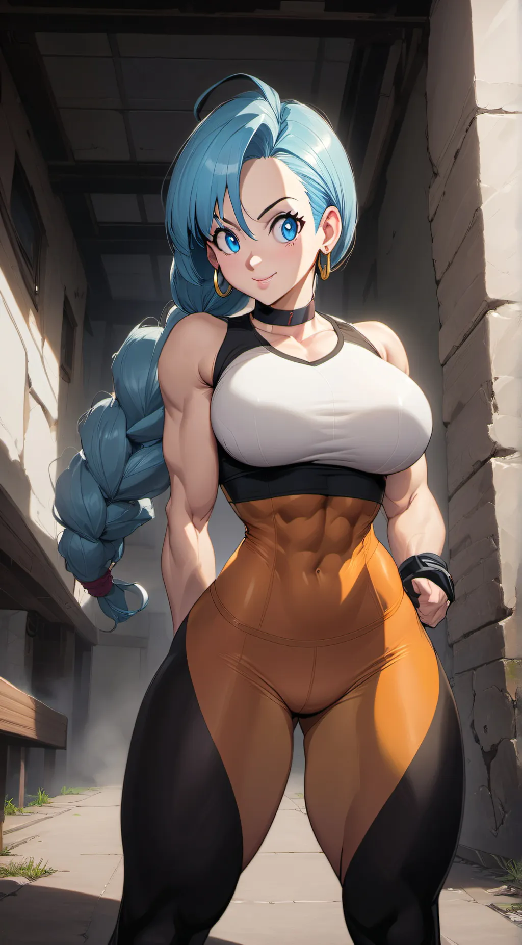 ai character: Bluma  background