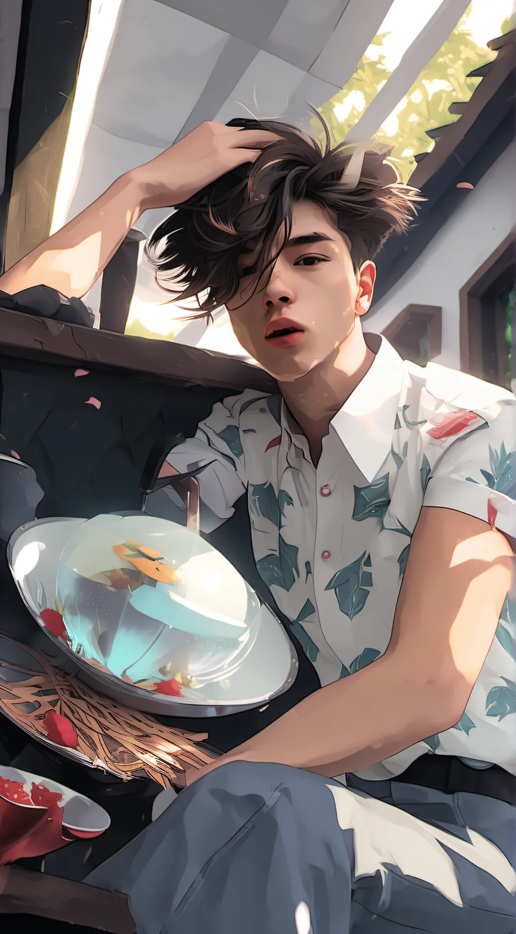 ai character: Tyler background