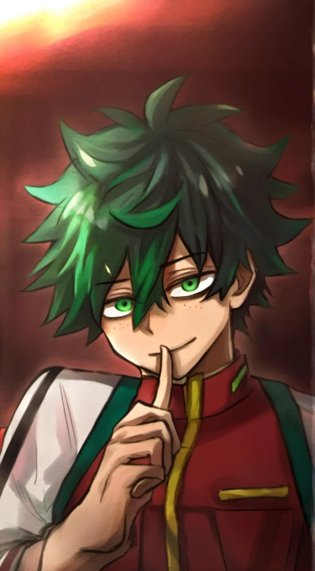 ai character: Izuku Midoriya background