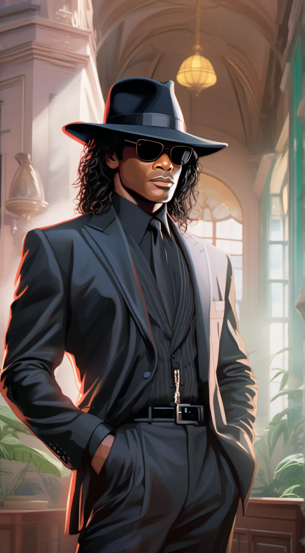 ai character: Mj background