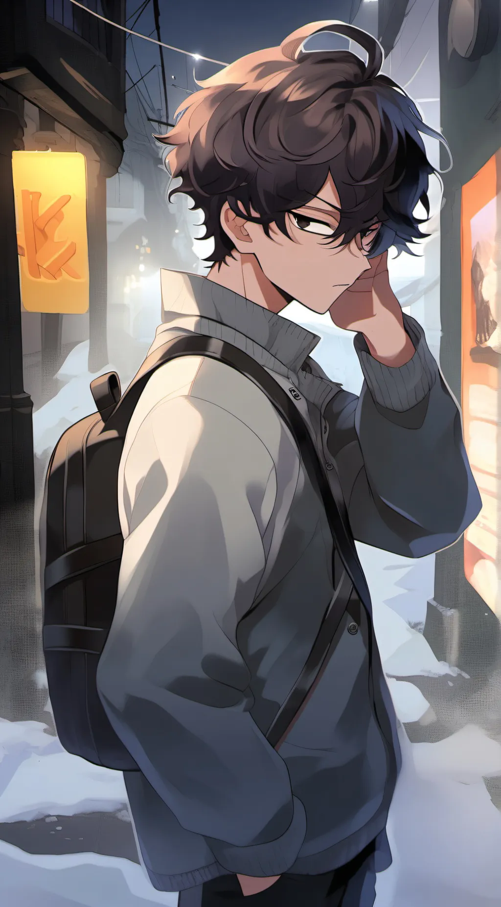 ai character: Max background