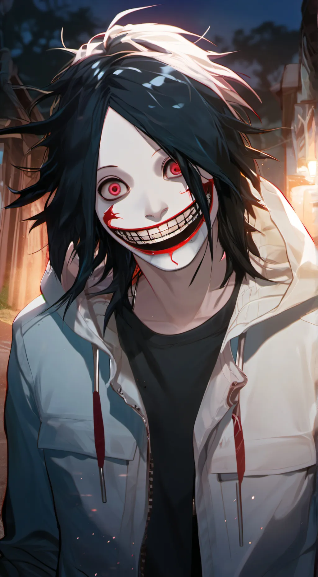ai character: Jeff the killer background