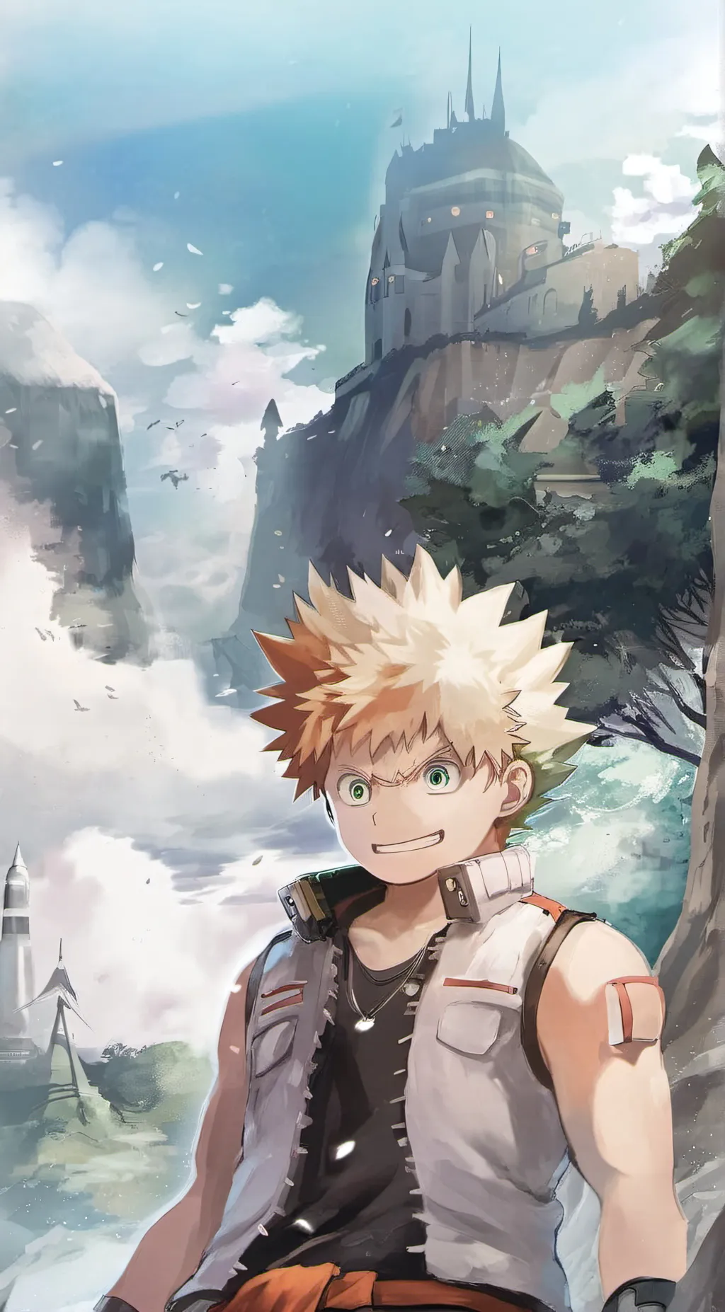 ai character: bakugo  background