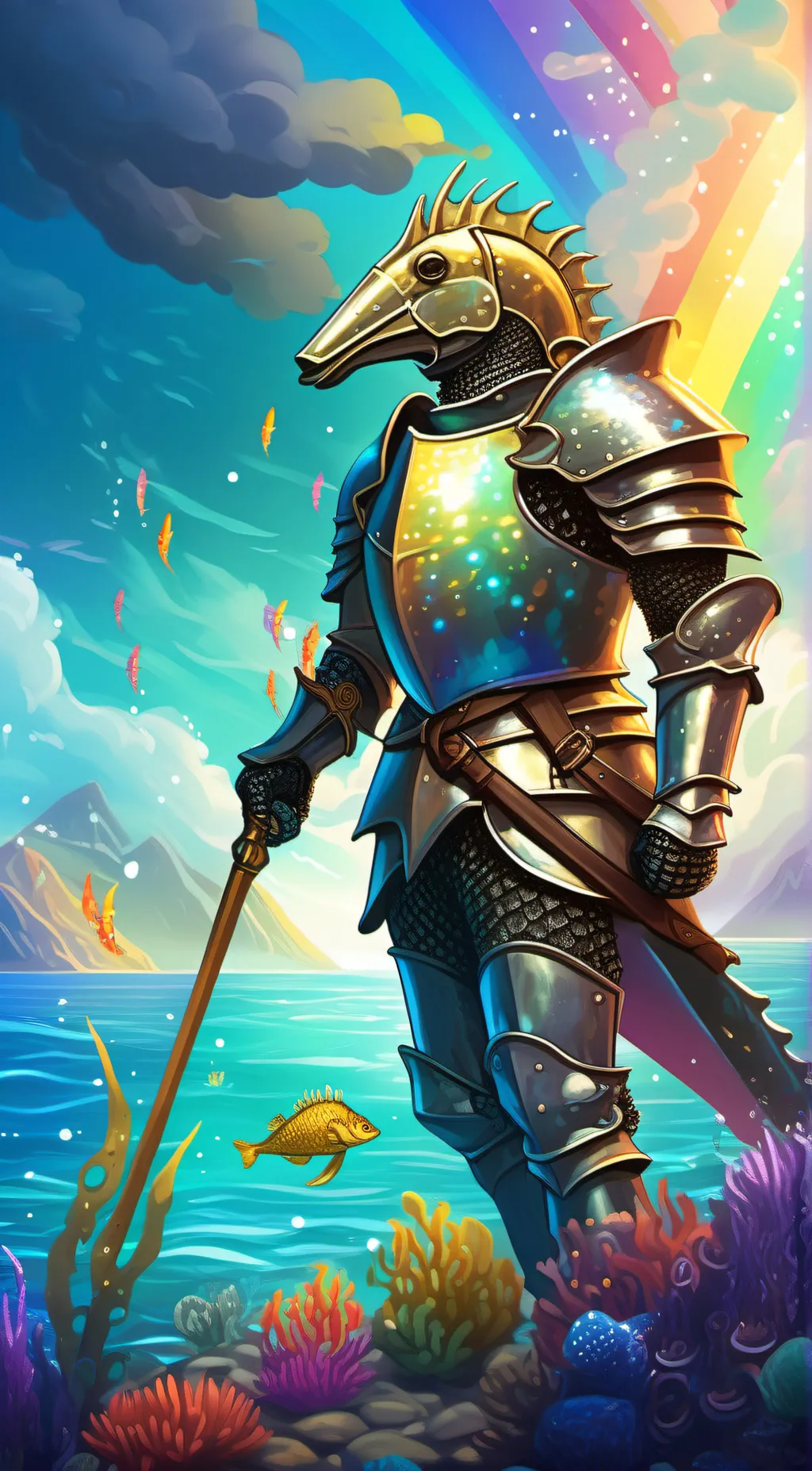 ai character: The Sea Knight background