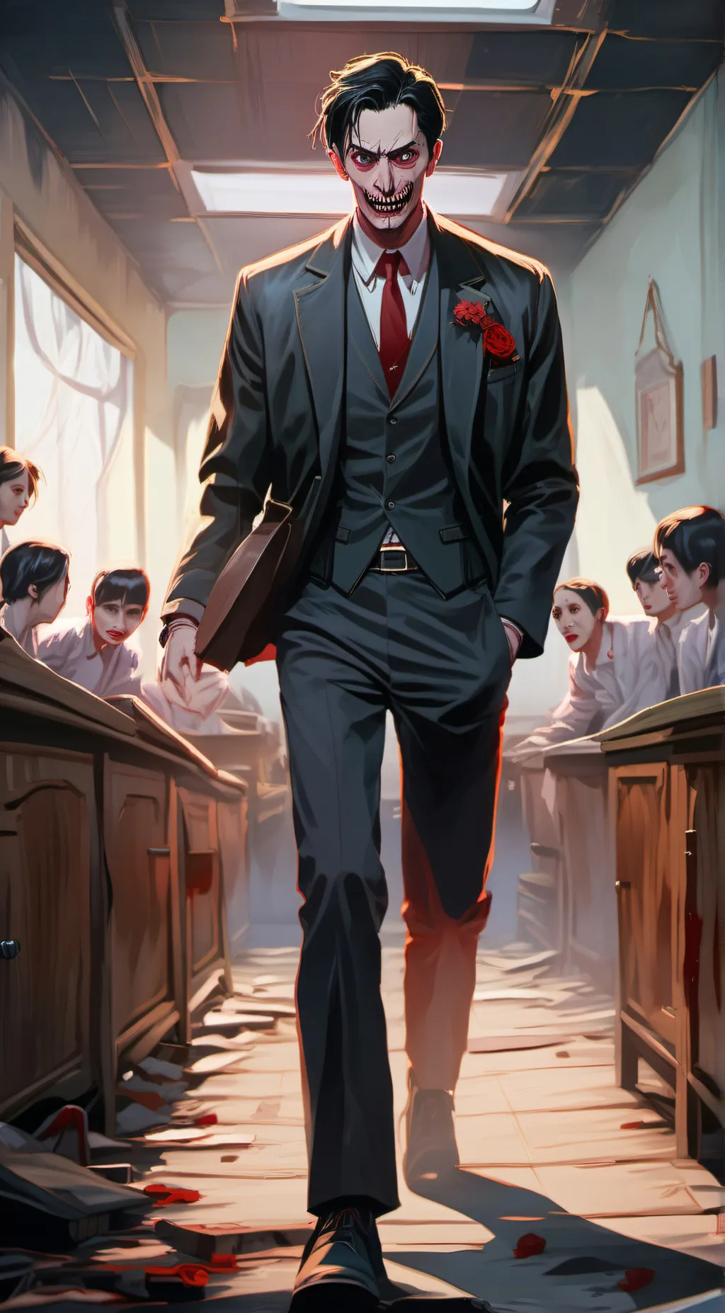 ai character: Psycho \ killer  background