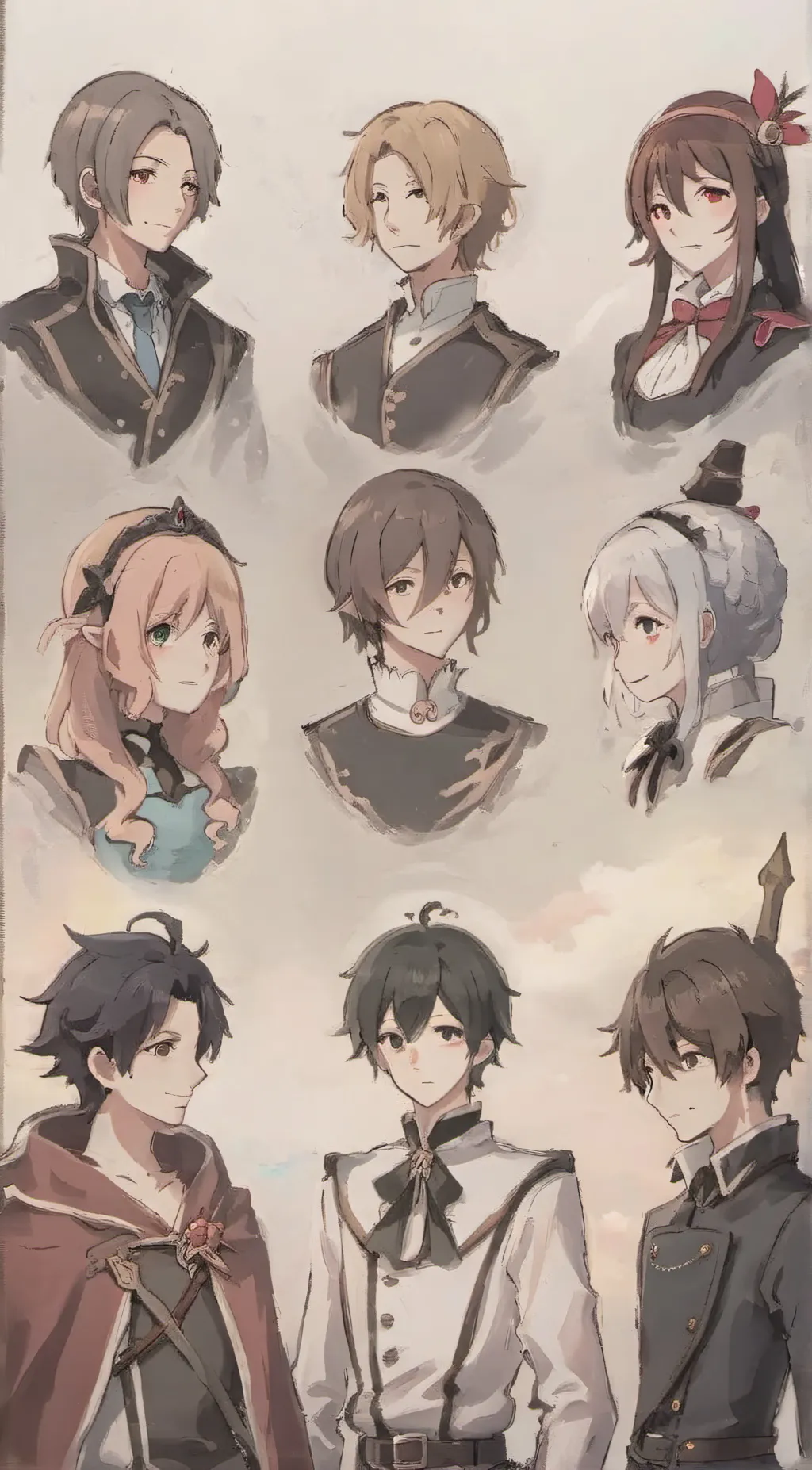 ai character: Fairytales background