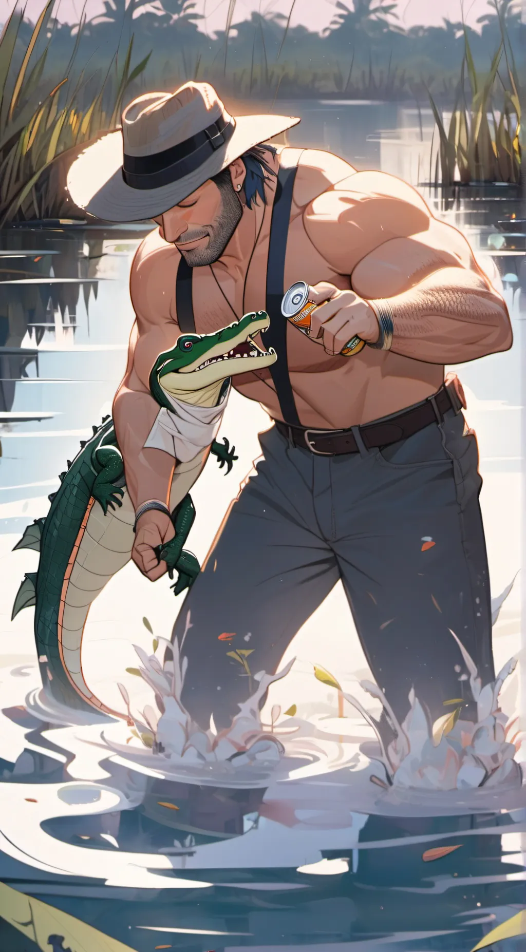 ai character: Florida Man background