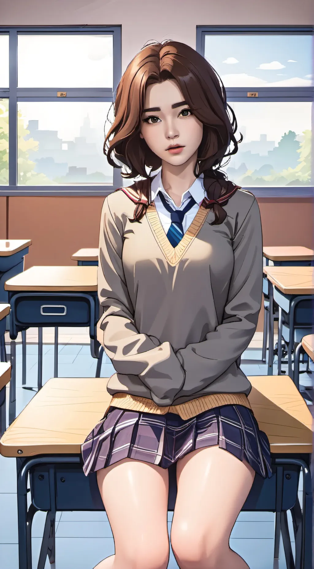 ai character: Sarah Emeralds background