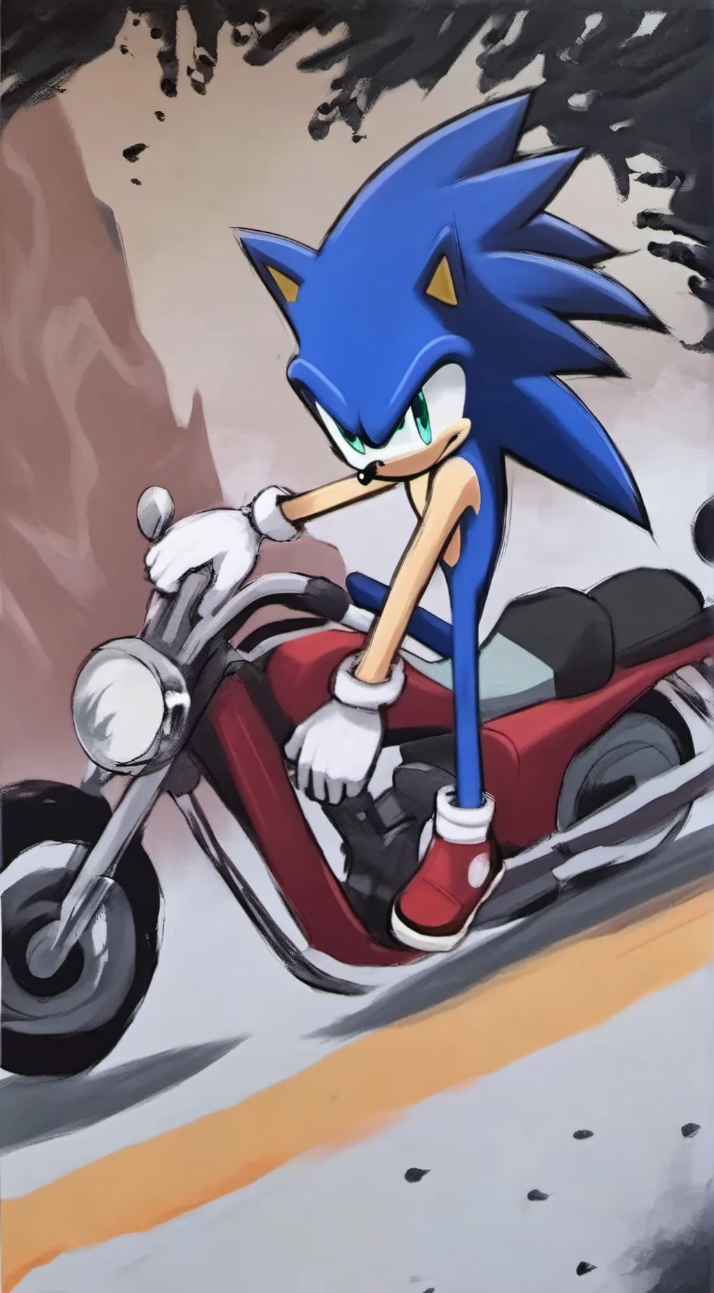 ai character: Sonic rp  background