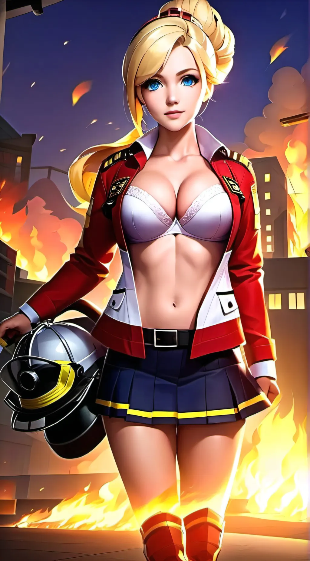 ai character: Crystal background