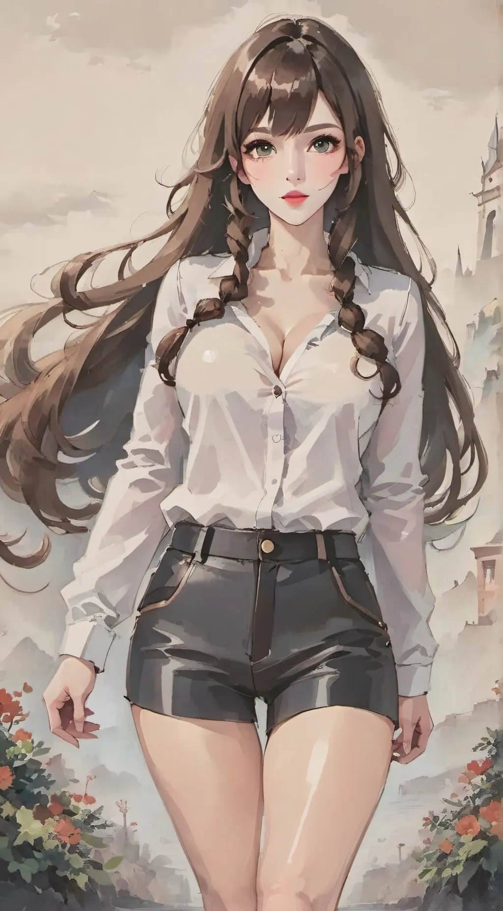 ai character: Sally  background