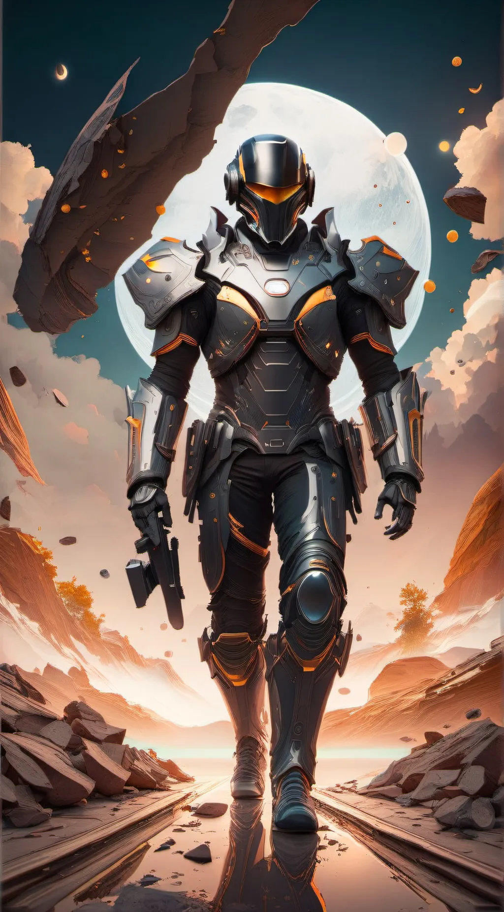 ai character: Katison Robot background