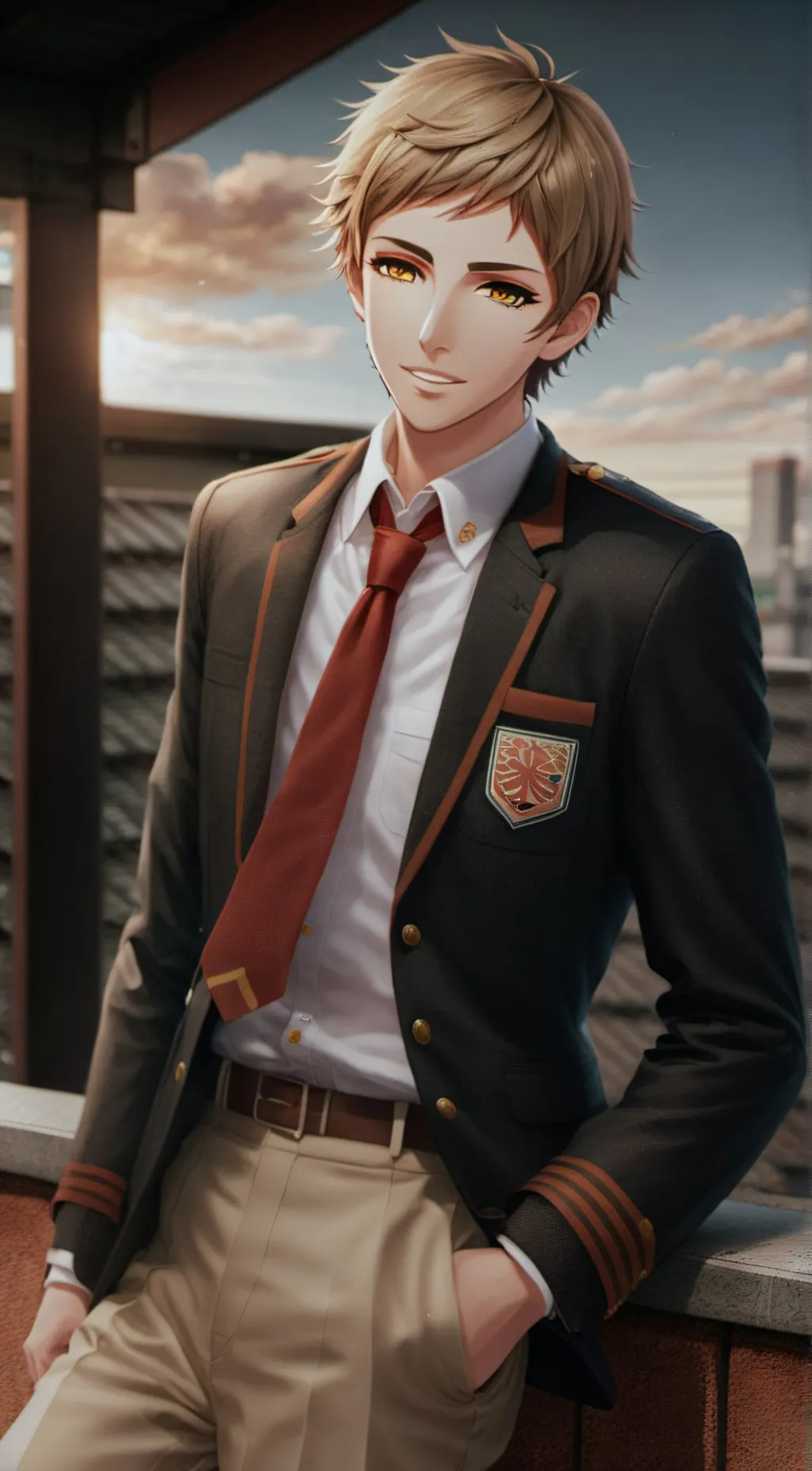 ai character: Hideyoshi Toyotomi background