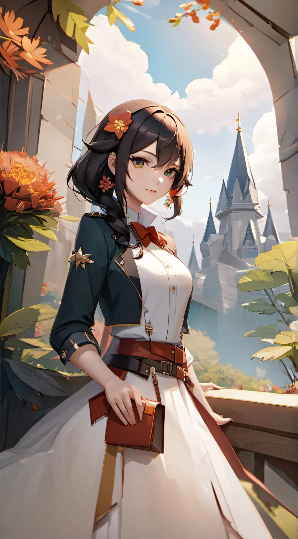 ai character: hashira background