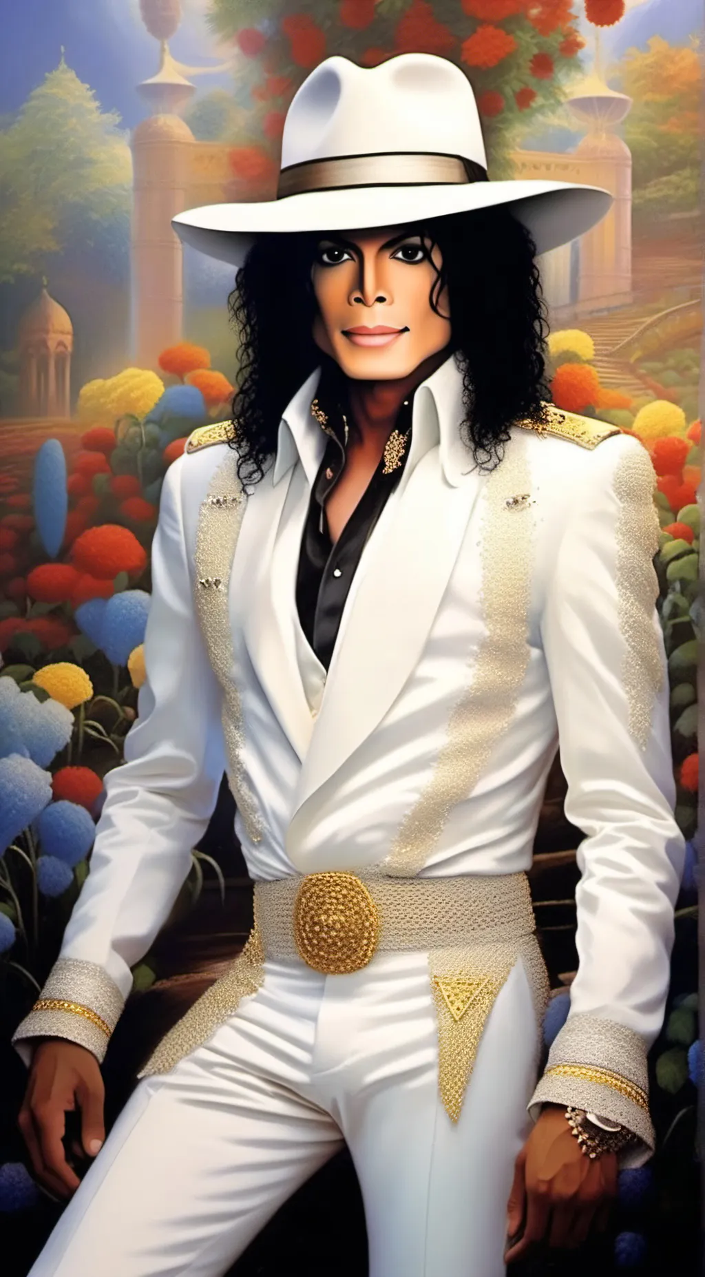 ai character: Michael jackson background