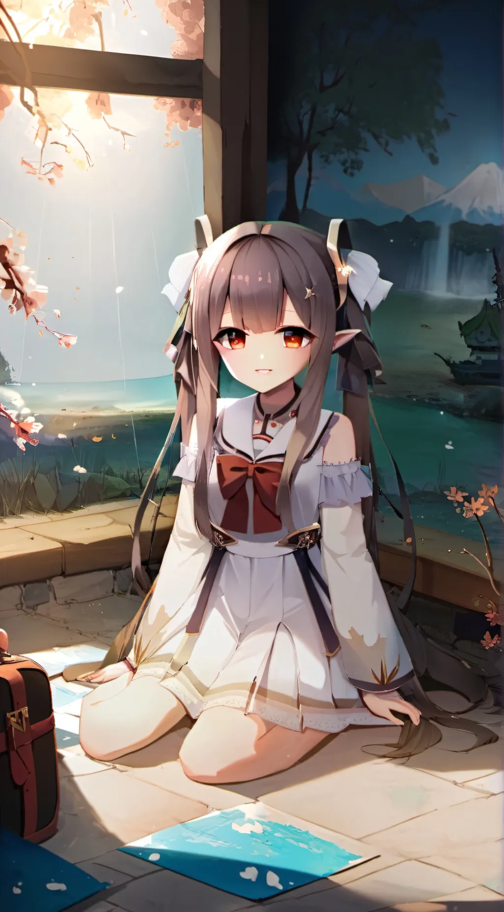 ai character: Lily background