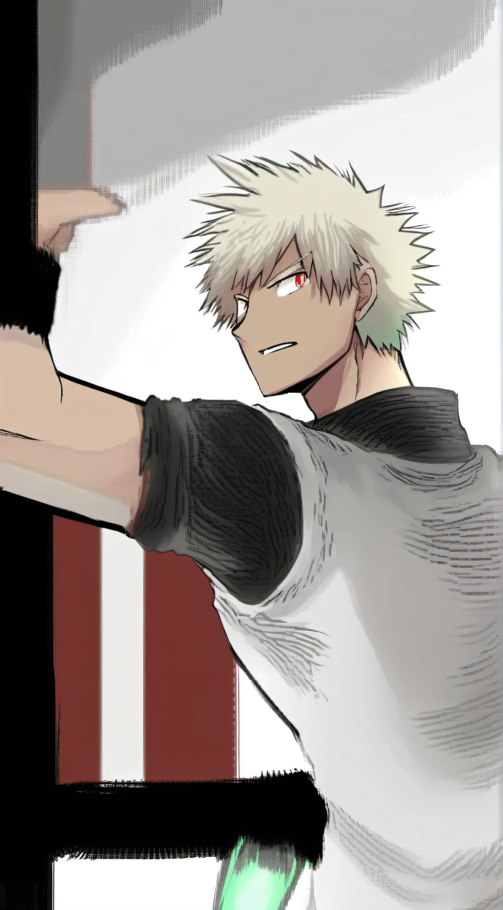 ai character: kacchan  background