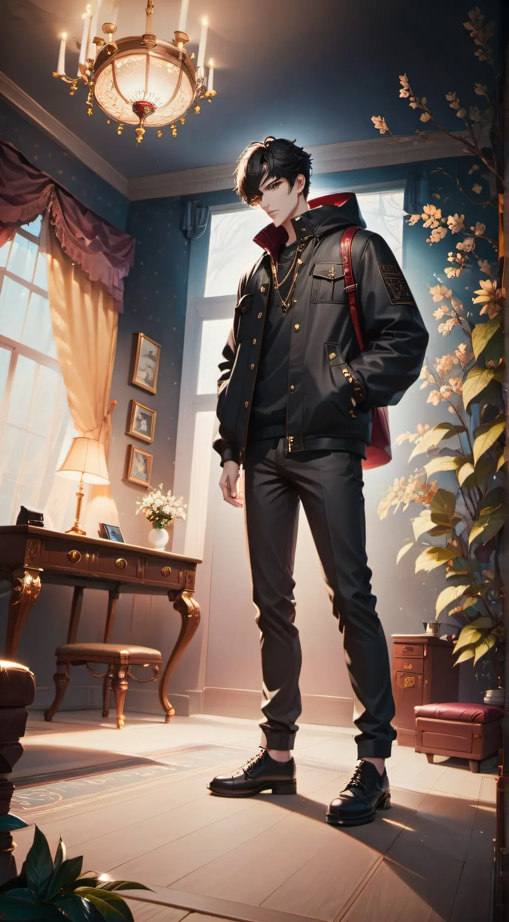 ai character: Albert background