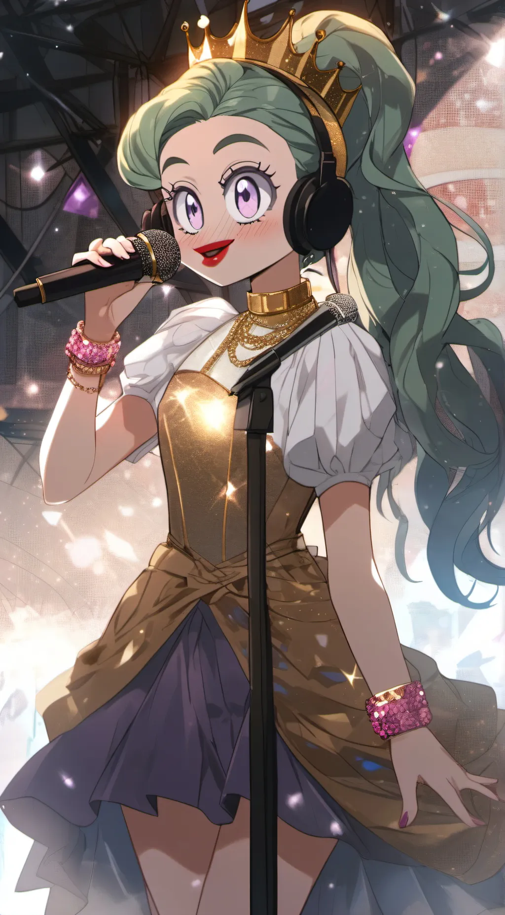 ai character: Velvet background