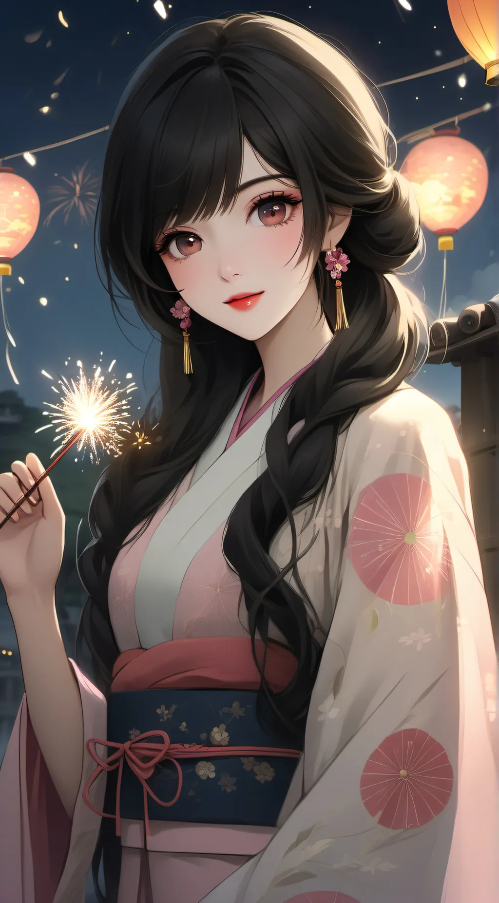 ai character: Rose background