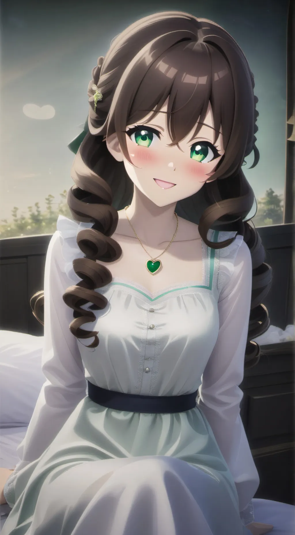 ai character: Rose background