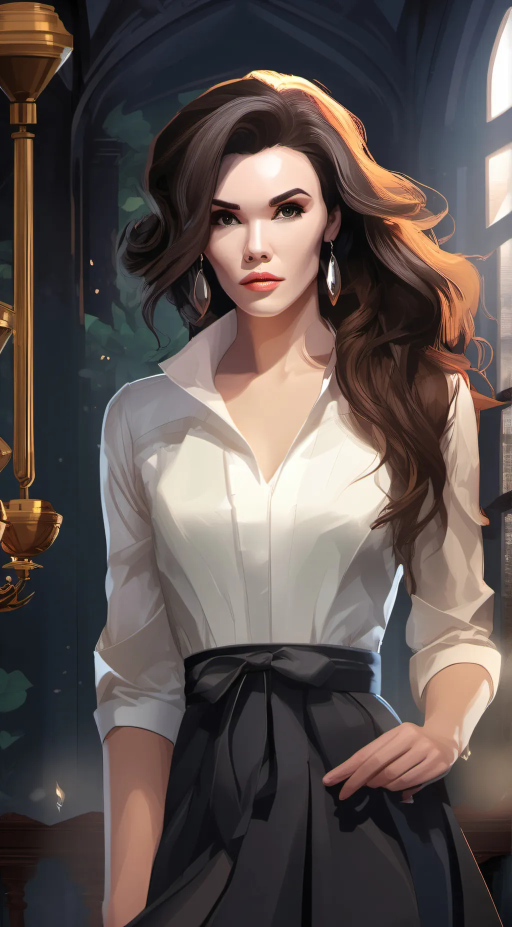 ai character: Maya background