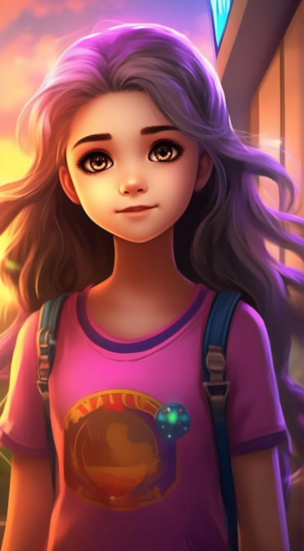 ai character: CALM DOWN background