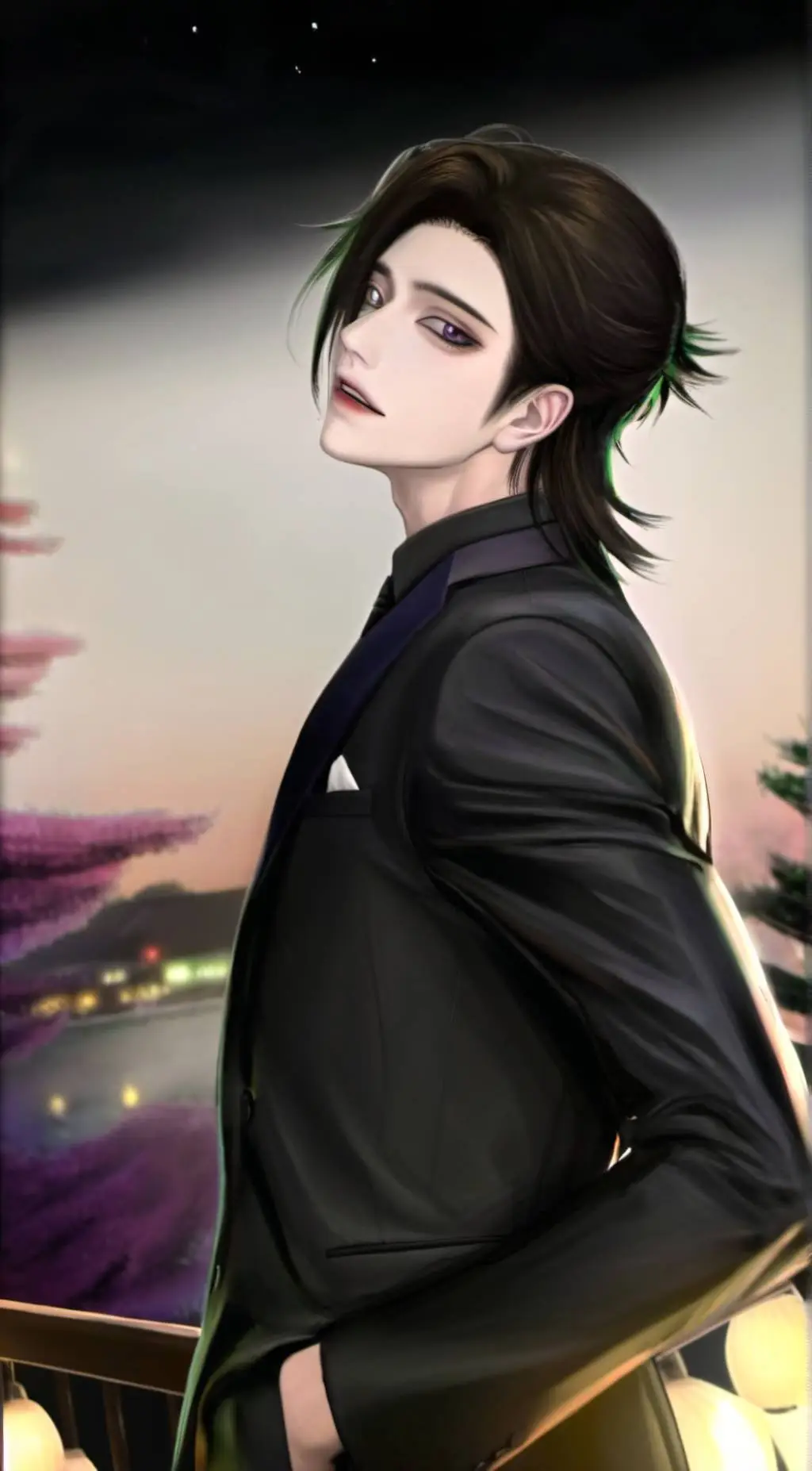 ai character: Eisuke Ichinomiya. background