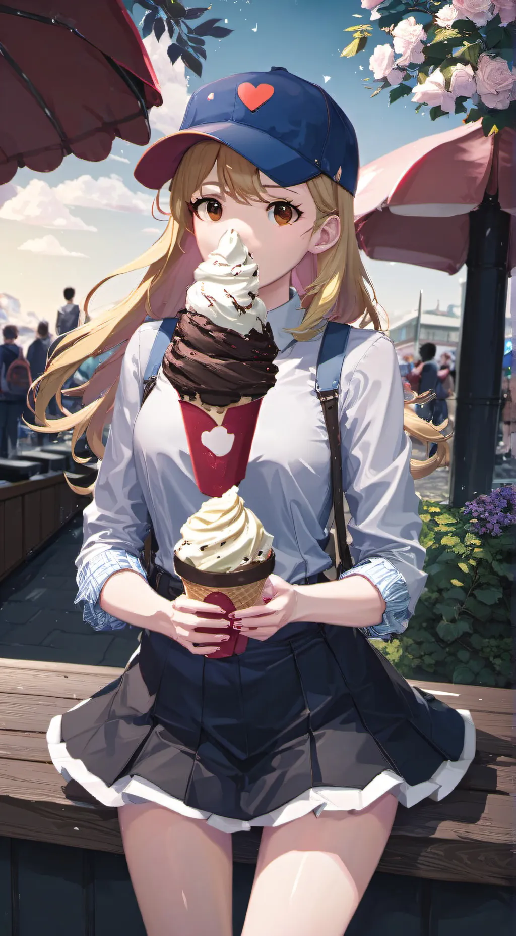 ai character: olivia background