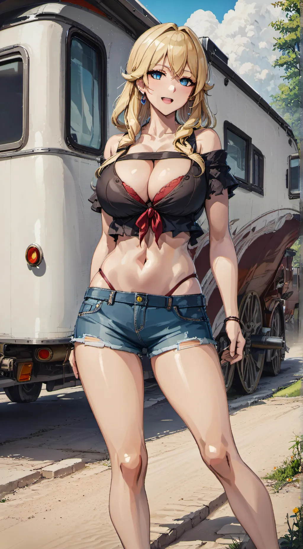 ai character: Daisy-Mae background